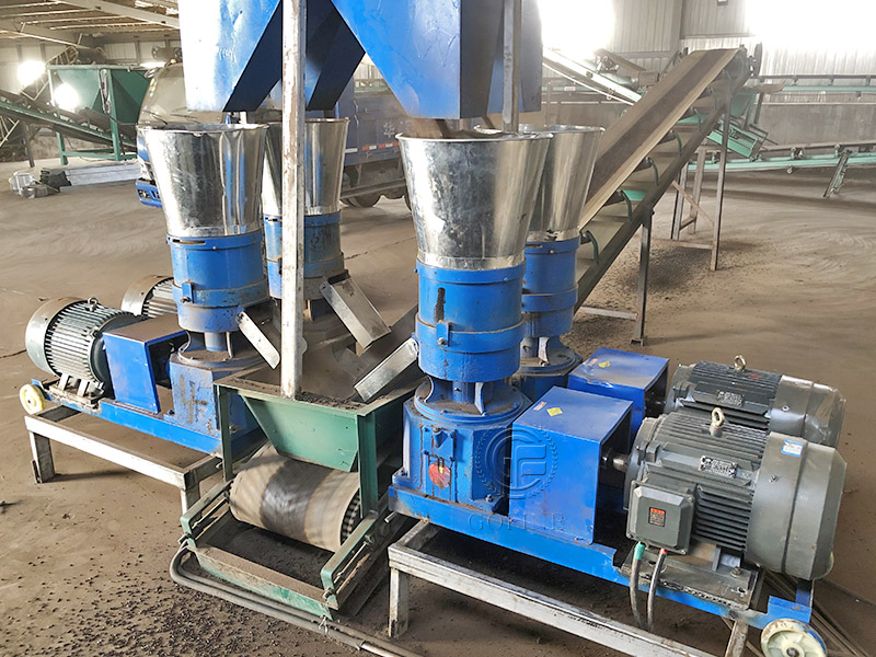 High-Efficiency Organic Fertilizer Flat Die Granulator Production Line