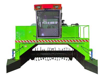 Crawler compost turner