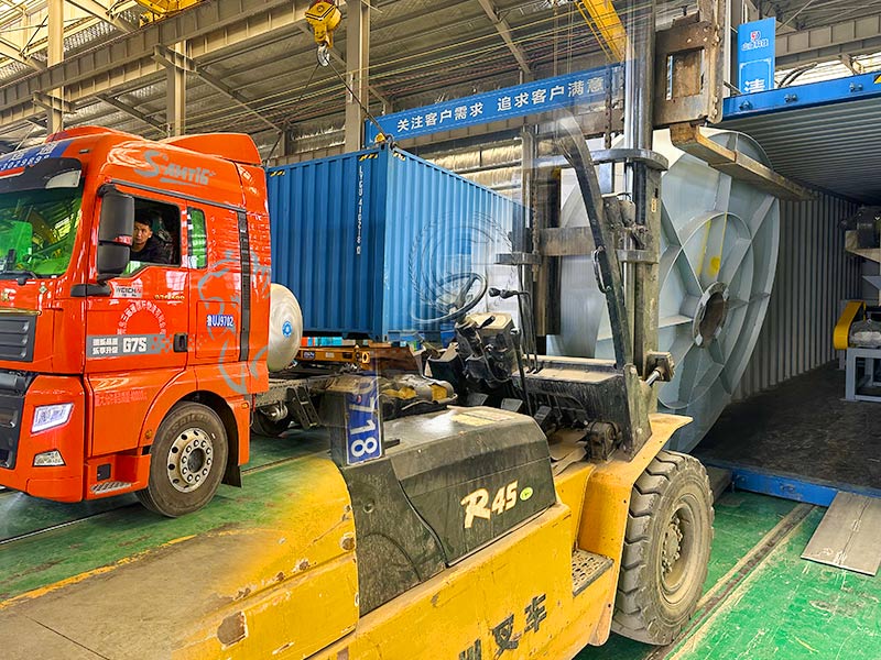 Disc-type organic fertiliser production line exported to Russia – shipment completed!