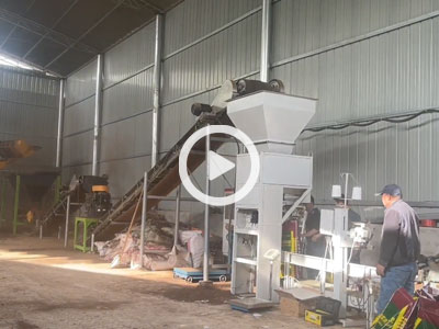 Powdered fertilizer production line site