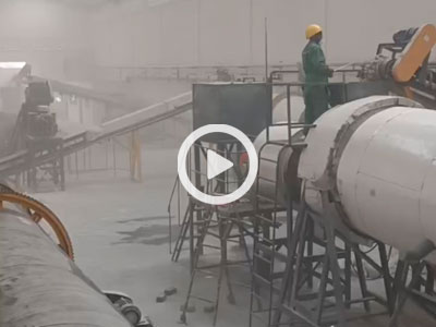 Drum granulation production line site