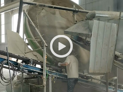 Disc granulation production line site